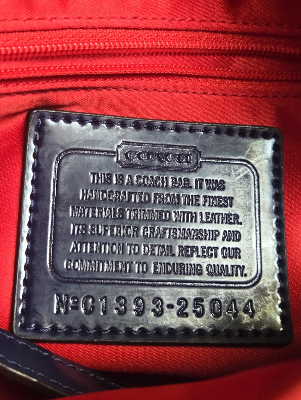 Signature denim Coach studio camera bag - Picture 5 of 5